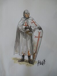 Daniel Hulet - Knights Templar  Extra-Muros - Planche originale