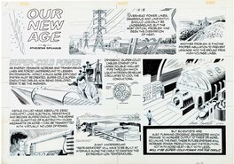 Gene Fawcette - Our New Age - "Super-Cold Power" 13 mai 1973 - Planche originale