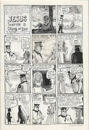 Frank Stack - Jesus Comics - "Jesus learns a thing or two" - Planche originale
