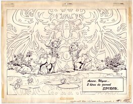 Pierre Seron - Les Centaures, poster pour le journal Spirou 2072. - Illustration originale