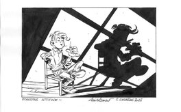 Serge Carrère - Hommage à Philippe Foester - Comic Strip