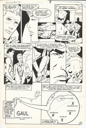 Keith Giffen - Superman vs Obelix - Action Comics # 579 - Superman in Gaul P5 - Planche originale