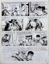 William Vance - Bob MORANE  " La prisonnière de l'Ombre Jaune " planche n° 28 - Comic Strip