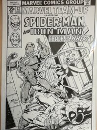 Bob Layton - Marvel team up 72: spider-man and iron man - Original Cover