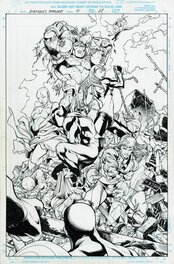 Carlos Pacheco - Avengers Forever # 4 page 11 - Planche originale