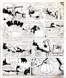 Jean-Claude Poirier - Supermatou "Un mauvais rhume" Planche 4 - Pif Gadget n°561 - Comic Strip