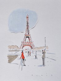 François Avril - Tourisme - Original Illustration