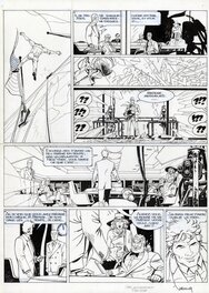 Philippe Francq - Largo Winch, Business Blues, Planche originale 45 - Comic Strip