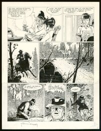 Comic Strip - Comanche, Le Corps d'Algernon Brown, planche originale 14