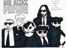 Alex Robinson - De mal en pis (Box office poison) - Original Illustration