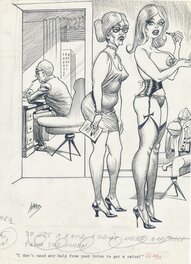 Bill Ward - "i don't need any help from your Union to get a raise" - Original Illustration