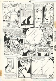 Keith Giffen - Superman vs Obelix - Action Comics # 579 - Superman in Gaul P10 - Planche originale