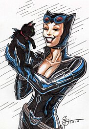 George Todorovski - Catwoman - Illustration originale