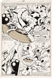 Mike Zeck - Captain America 265 Page 10 - Planche originale
