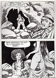 Alberto Del Mestre - La chair et le fer - La Schiava n°20 page 20 (série jaune n°126) - Planche originale