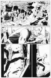 John Romita Jr. - Amazing Spider-man - Spidey & Norman Osborn Bullseye - Planche originale