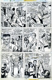 John Romita - Amazing Spiderman - peter mary jane JJ jameson Flash Harry betty... - Comic Strip