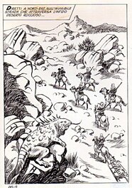 Alberto Del Mestre - Vent sauvage - La Schiava n° 22 planche 19 (série jaune n°128) - Comic Strip