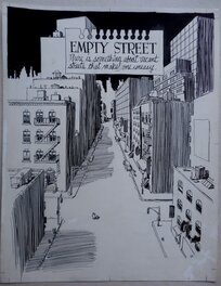 Will Eisner - Empty Street - Planche originale