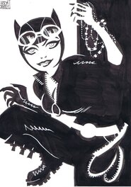 Victor Santos - Catwoman par Santos - Illustration originale