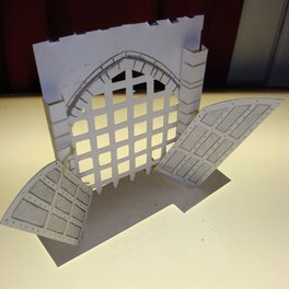 David Petersen's model of Lockhaven's main gate