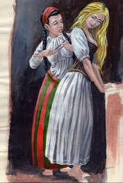Jérémy Coll - Jeunes filles - Original Illustration