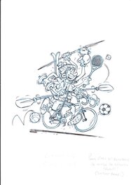 Cédric Ghorbani - Le Guide du Sportif - Couverture - Original Cover