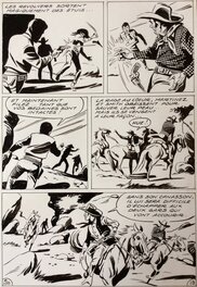 André Oulié - Les aventures de Zorro - Au bord de l'abîme - Planche originale
