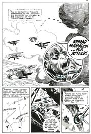 Joe Kubert - Star Spangled War Stories # 149 p.11 . Enemy Ace . - Planche originale