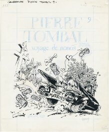 Marc Hardy - Pierre Tombal, couverture du tome 9. - Original Cover