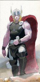 Esad Ribic - Thor, God of thunder pin-up - Comic Strip