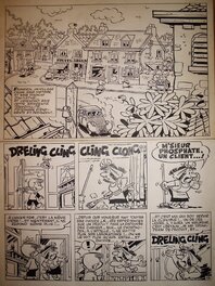 Paul Deliège - Théophile et Philibert, « Théophile et le Phosphopoil », planche 1, 1960. - Comic Strip