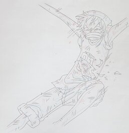 Eiichiro Oda - Monkey D. Luffy - Original art