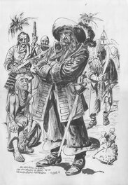 Adolfo Usero - Pirates - Illustration originale