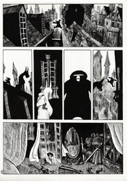 Christophe Blain - Donjon pour Donjon - Potron Minet 98 (Tome 2: "Un justicier dans l'ennui") - Page 47 - Planche originale