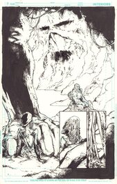 Javier Pina - Swamp Thing Annual #2, p. 28 - Planche originale