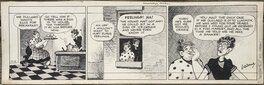 Frank Willard - MOON MULLINS - Un strip de 1939 - Planche originale