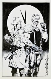 Dave Gibbons - Watchmen poster - Illustration originale