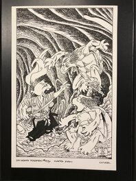 Stan Sakai - Stan Sakai , Usagi Yojimbo cover nr.153 - Kappa Maki - Couverture originale