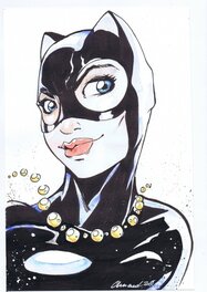 Arnaud Hermant - Catwoman par Hermant - Illustration originale