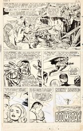Jack Kirby - Fantastic Four 58 - Jack Kirby and Joe Sinnott - Planche originale