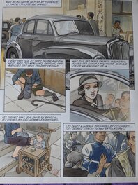 Annie Goetzinger - La sultane blanche versus "La révolution chinoise arrive..." - Planche originale