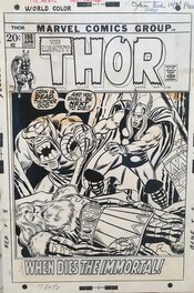 John Buscema - Thor 198-Couverture originale par Buscema and Sinnott - Couverture originale