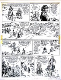 Jean Giraud - Blueberry album Le Général Tête Jaune page 27 - Comic Strip
