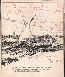 Hal Foster - "prince Vaillant, case du sunday 264, 01/03/1942" - Comic Strip