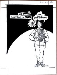 Jacques Tardi - Nestor Burma commercial page - Illustration originale
