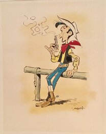 Morris - Lucky Luke - Original Illustration