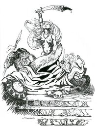 Régis Moulun - Sword & Sorcery - Illustration originale