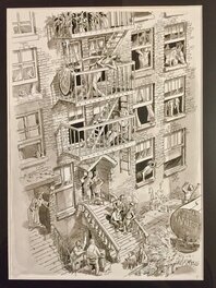 Will Eisner - Big City - New York - Planche originale