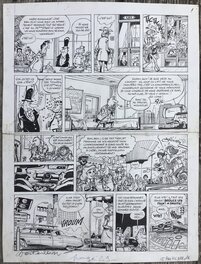 Marc Wasterlain - "Marcotic Bureau" - planche 2 - Comic Strip